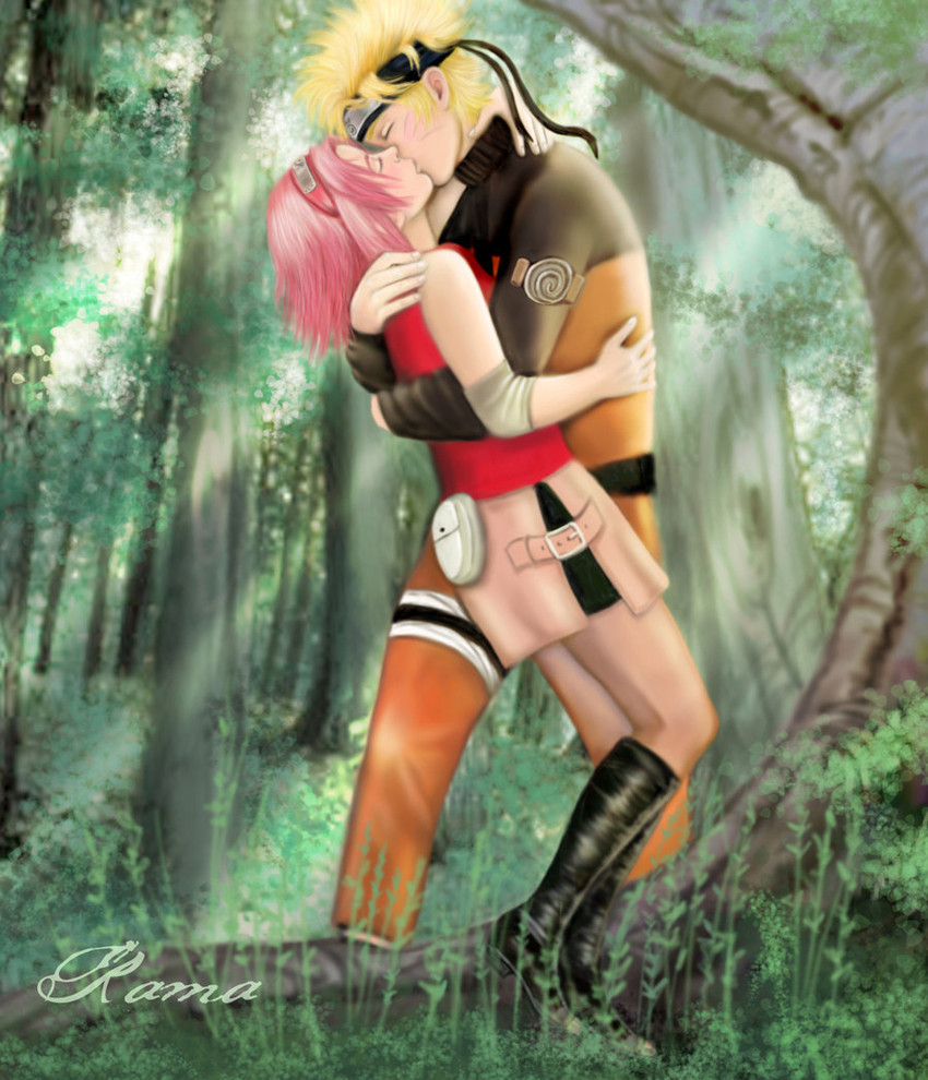 haruno sakura and uzumaki naruto (naruto and 1 more)