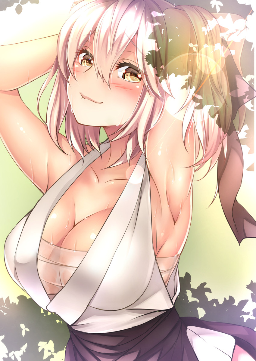 okita souji (fate and 1 more) drawn by hatori_mia