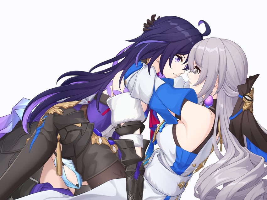bronya rand and seele (honkai and 1 more) drawn by broseele