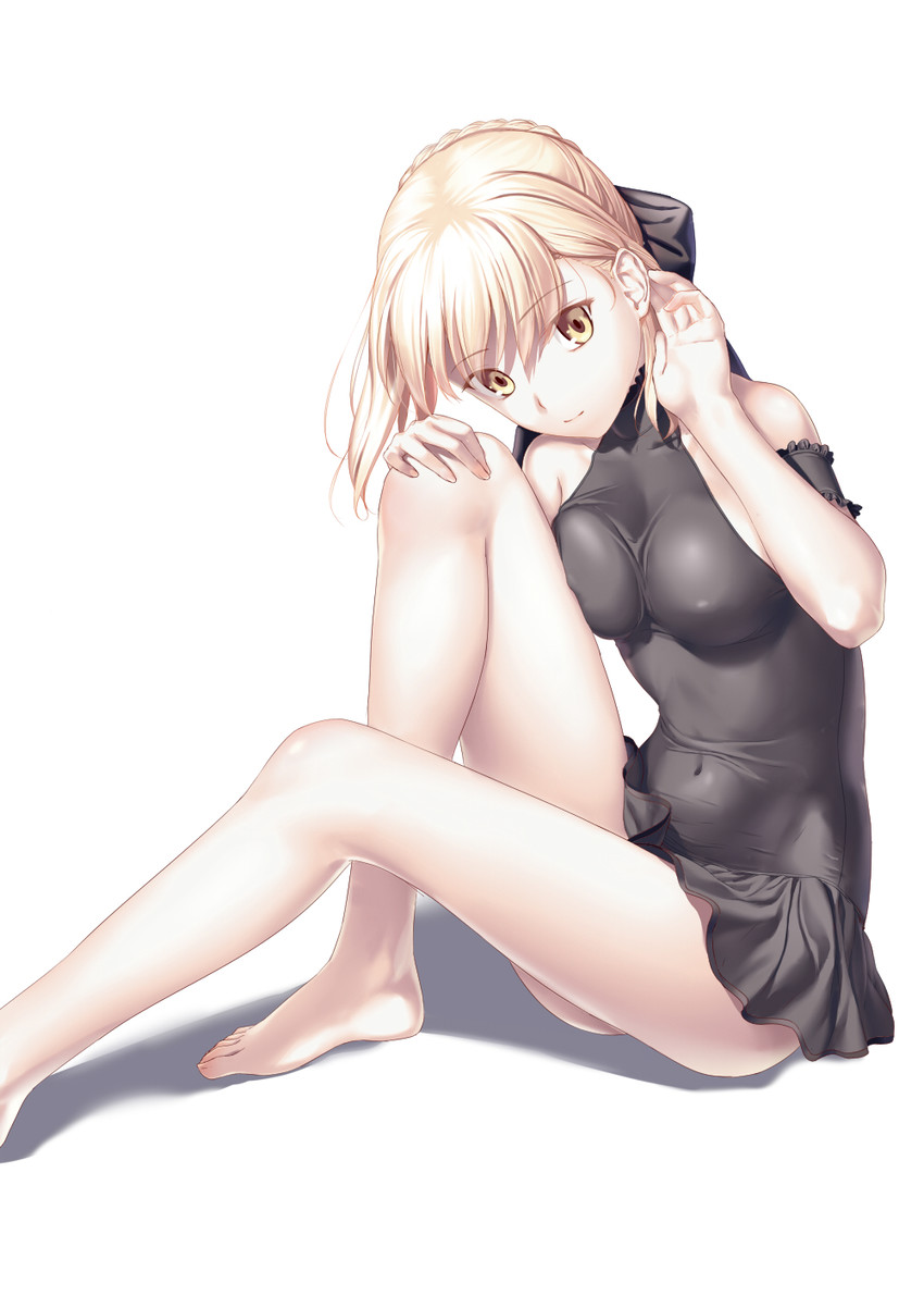 artoria pendragon and saber alter (fate and 1 more) drawn by kukuri_(ahagon)