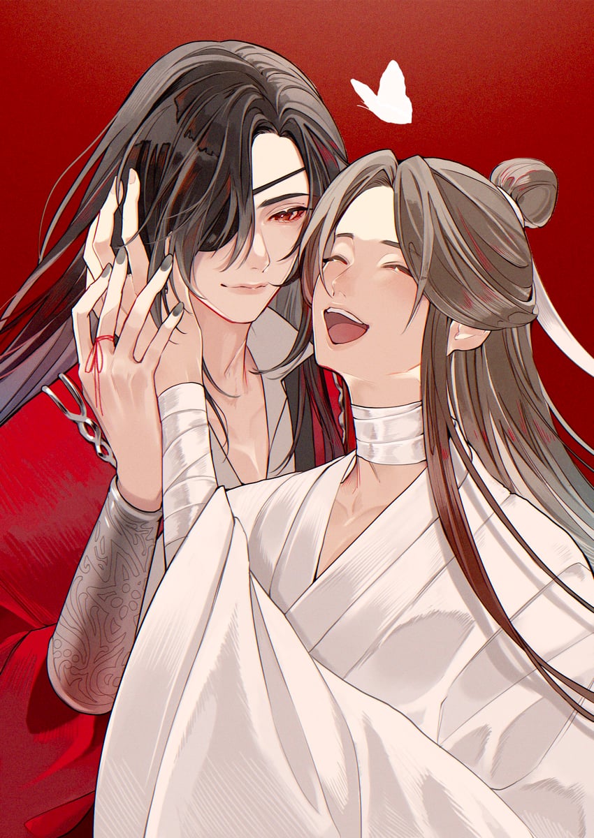 xie lian and hua cheng (tianguan cifu) drawn by tsubame-shi_(tubame)