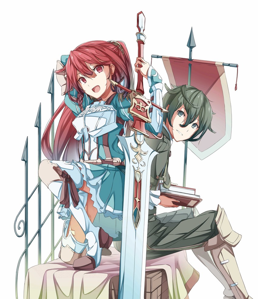 marie quatre argentina de belgaria and regis auric (haken no kouki altina) drawn by himesuzu