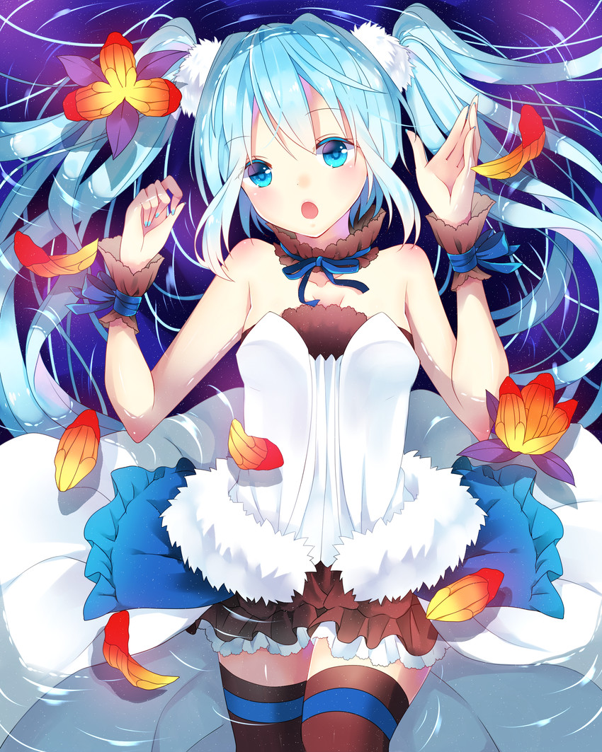 hatsune miku (vocaloid and 2 more) drawn by pirumjuice