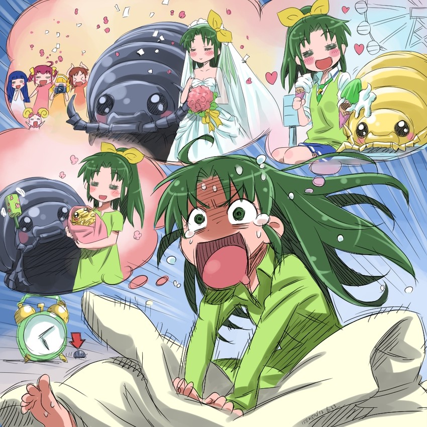 midorikawa nao, kise yayoi, aoki reika, hino akane, hoshizora miyuki, and 1 more (precure and 1 more) drawn by isedaichi_ken