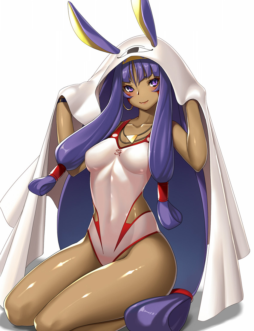 nitocris and medjed (fate and 1 more) drawn by takanashi-a