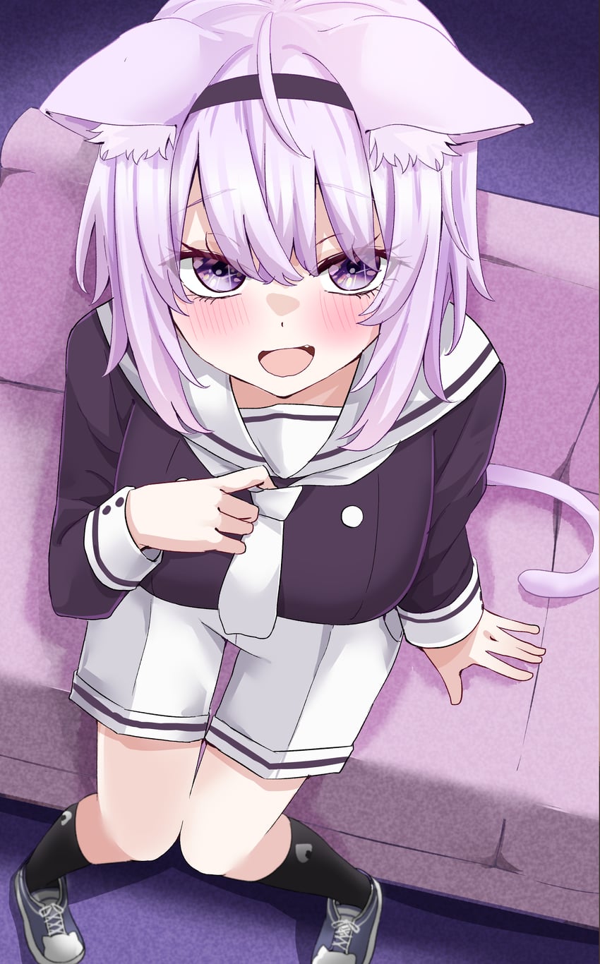 nekomata okayu (hololive) drawn by natsume_mina