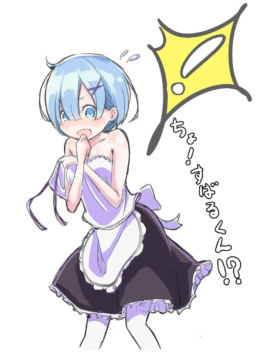 rem (re:zero kara hajimeru isekai seikatsu) drawn by kiiya_(sssttttt10)