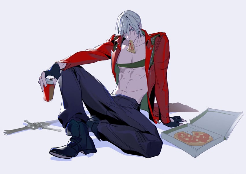 dante (devil may cry and 1 more) drawn by warsong_zhange