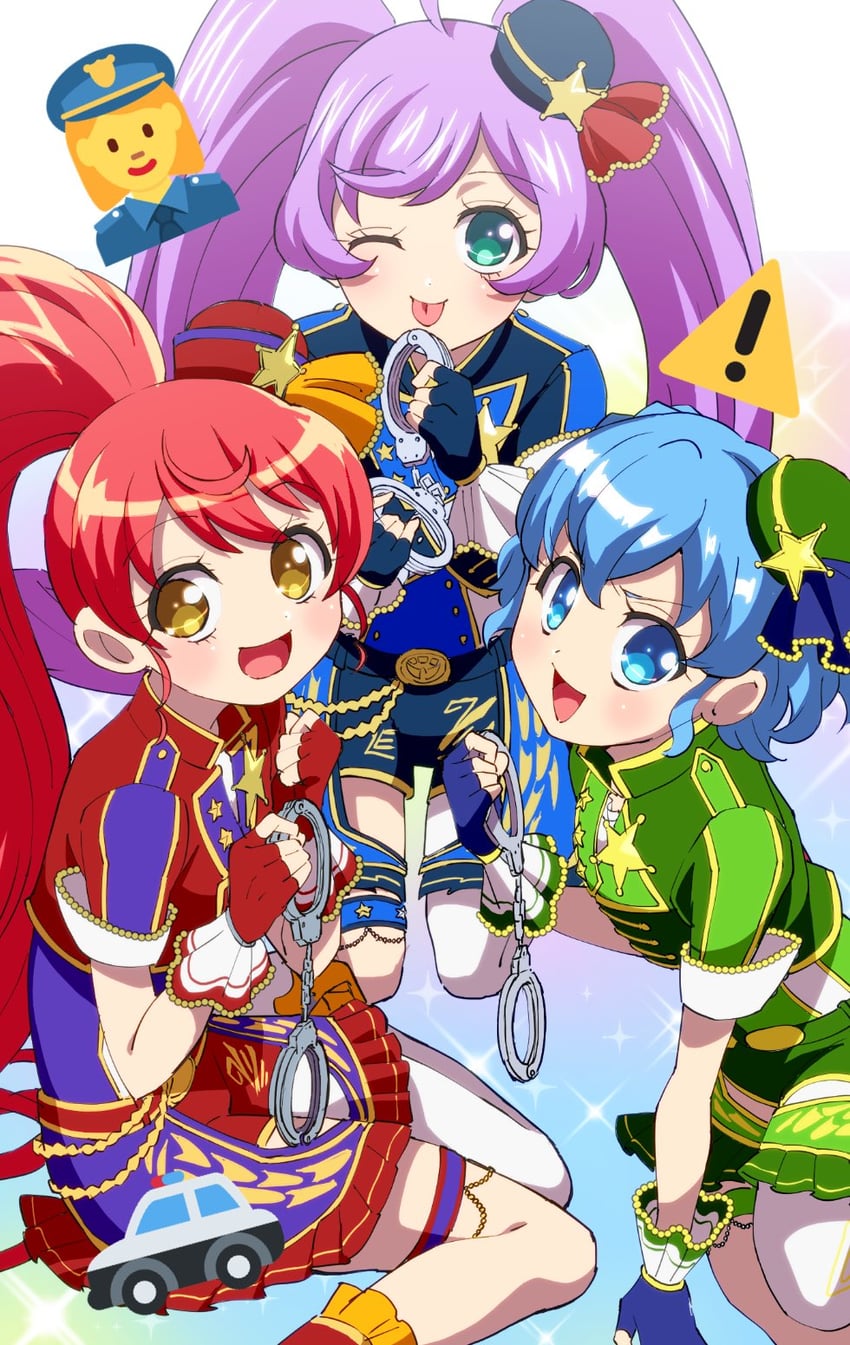 manaka laala, dorothy west, and shiratama mikan (pretty series and 1 more) drawn by edamame_(buruburu)
