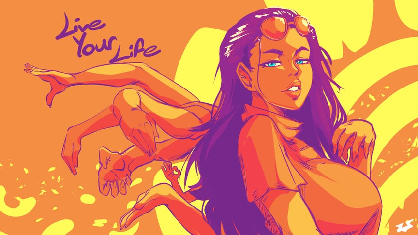 nico robin (one piece) drawn by micro_(antisocialmicro)