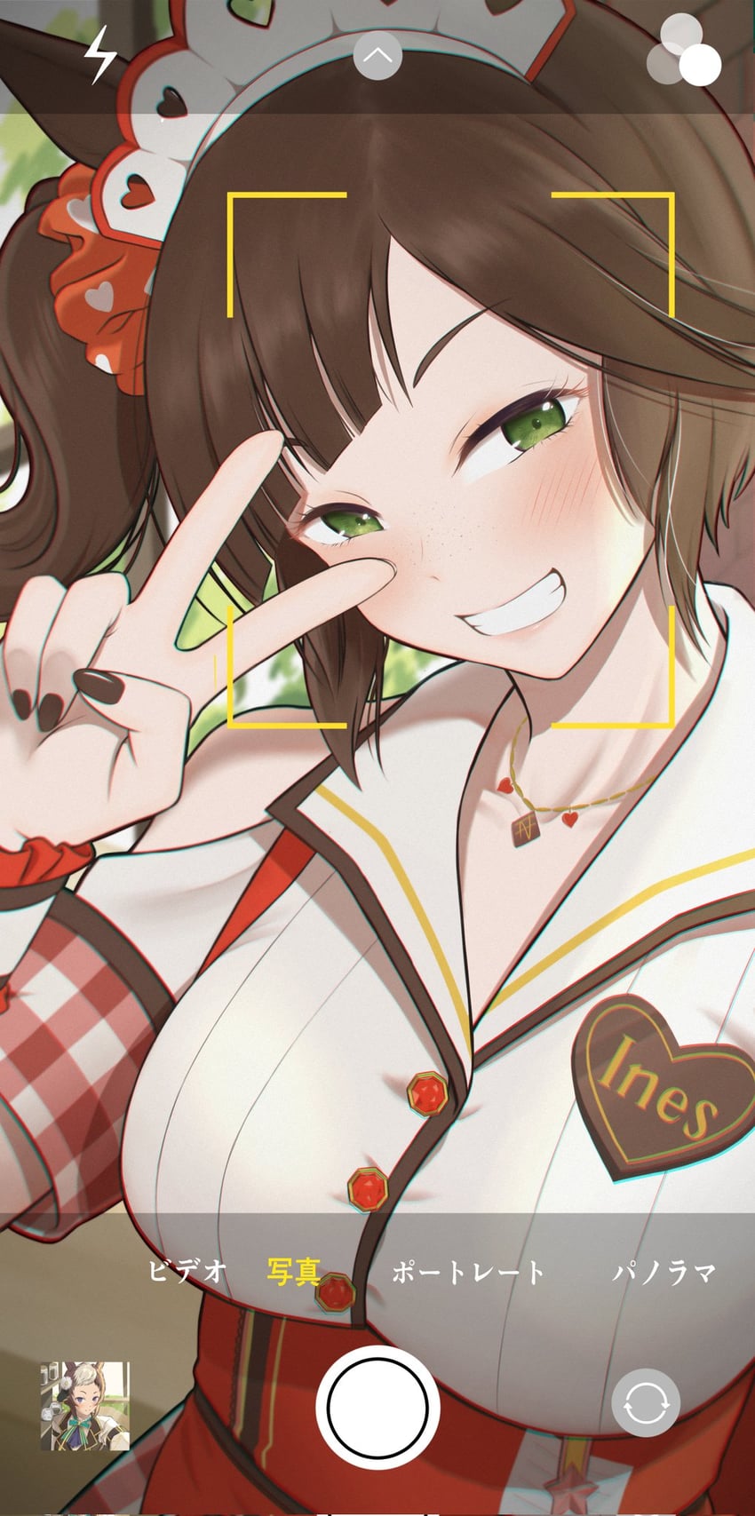 ines fujin and mejiro ryan (umamusume) drawn by takenoko_(rakugaki_chou)