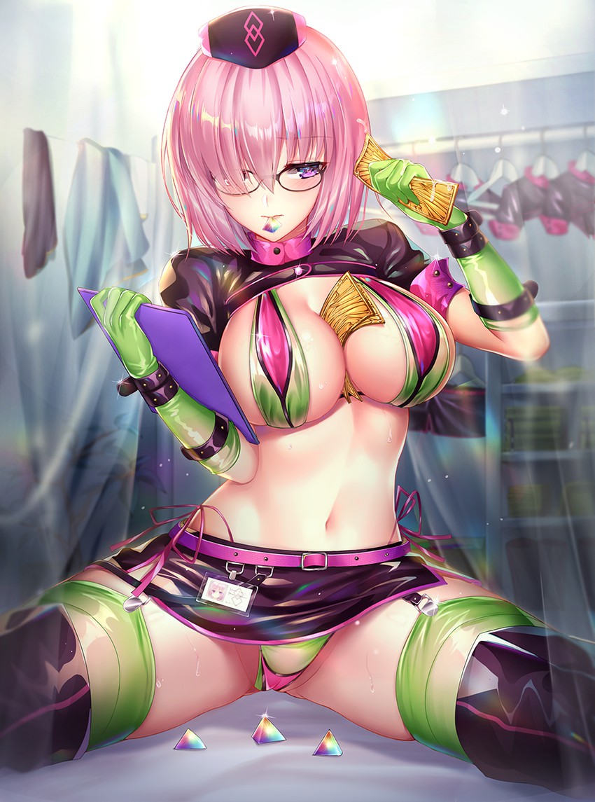 mash kyrielight and florence nightingale (fate and 1 more) drawn by mallizmora