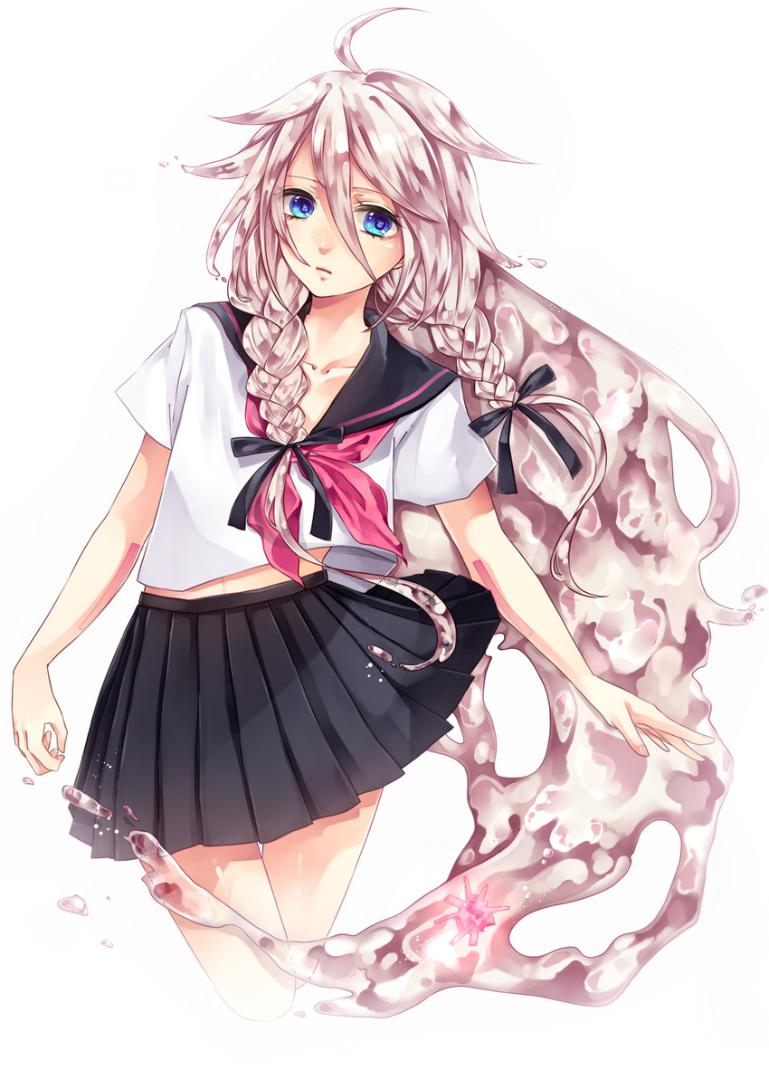 ia and bottle ia (vocaloid) drawn by sasakichi_(ssk_chi)