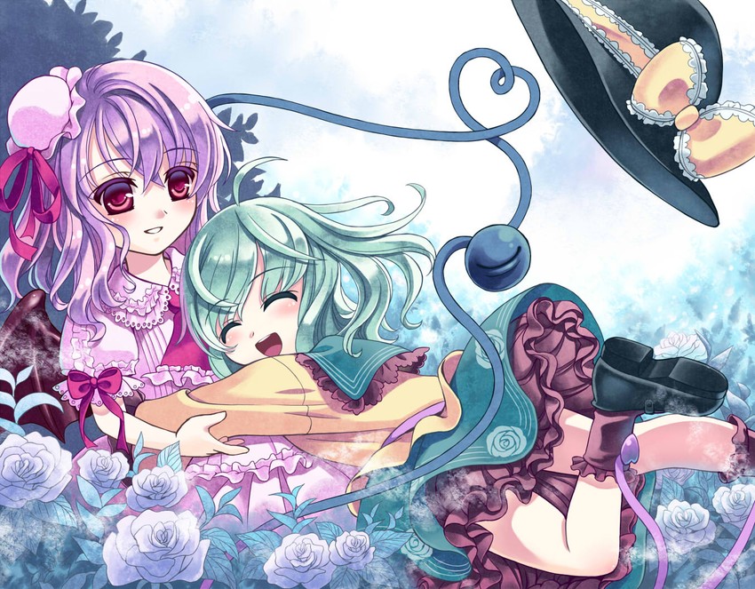 remilia scarlet and komeiji koishi (touhou) drawn by gorota
