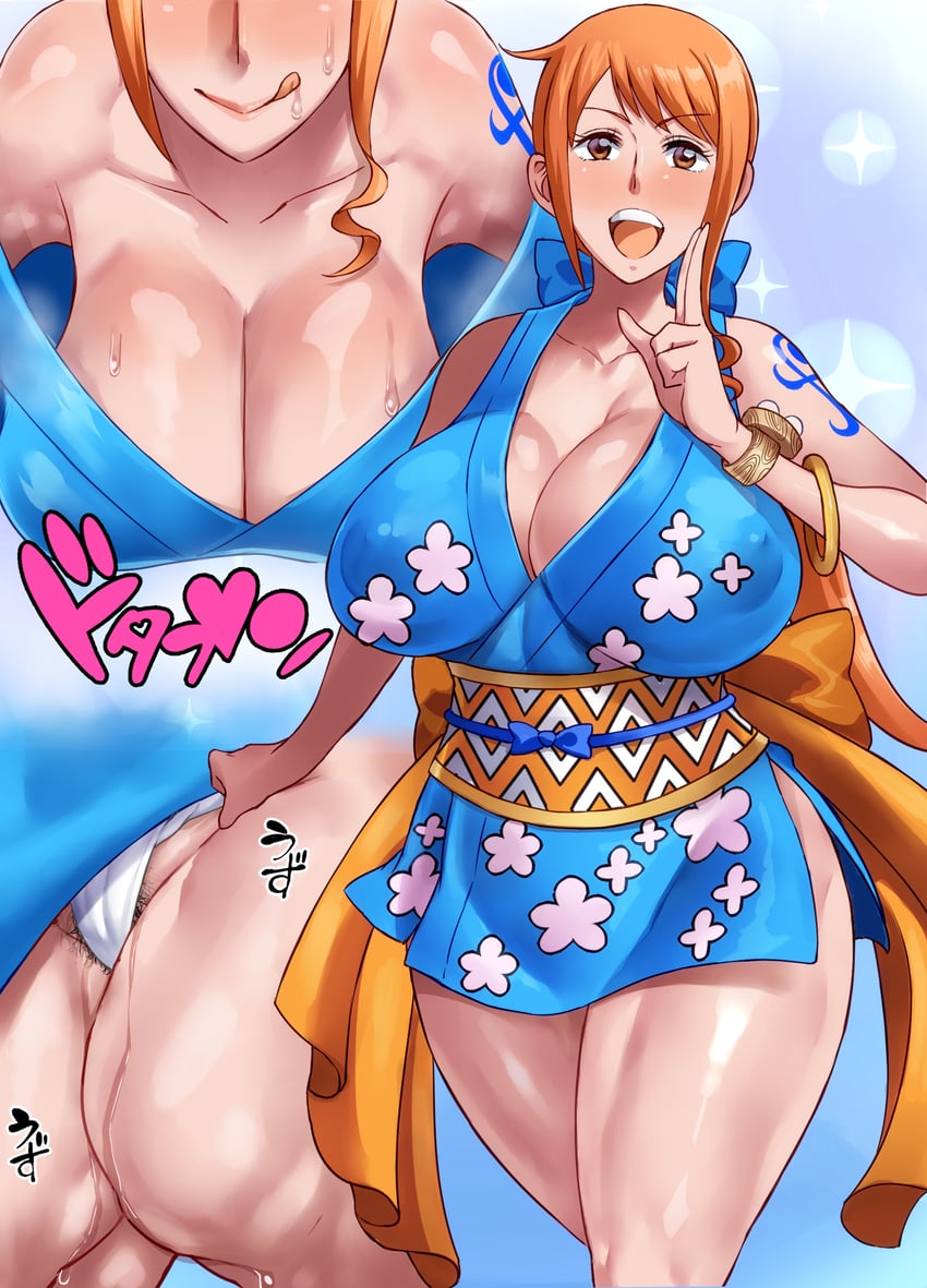 nami (one piece) drawn by haikawa_hemlen