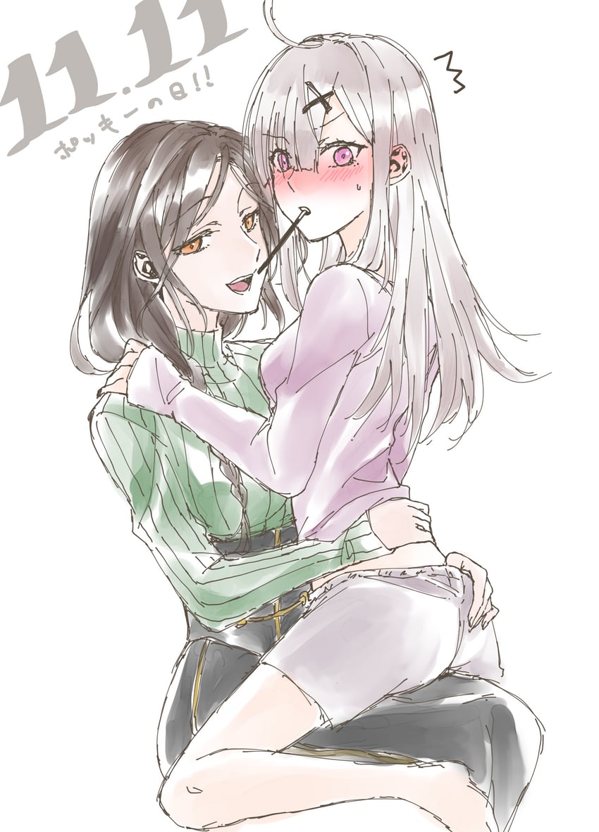 sukoya kana and shirayuki tomoe (nijisanji) drawn by wa_(r_waizumi)