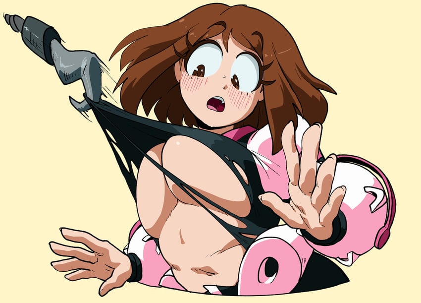 uraraka ochaco (boku no hero academia) drawn by inker_comics