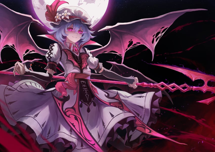 remilia scarlet (touhou and 1 more) drawn by jun_wei