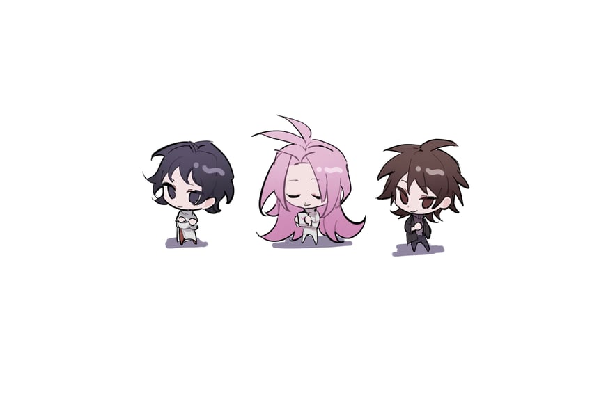 hatsutori hajime, utsugi noriyuki, and harada minoru (saibou shinkyoku) drawn by fu.fu.zhang
