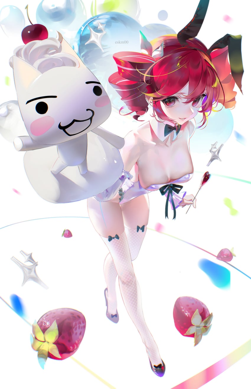 kasane teto and inoue toro (utau and 2 more) drawn by eskm00