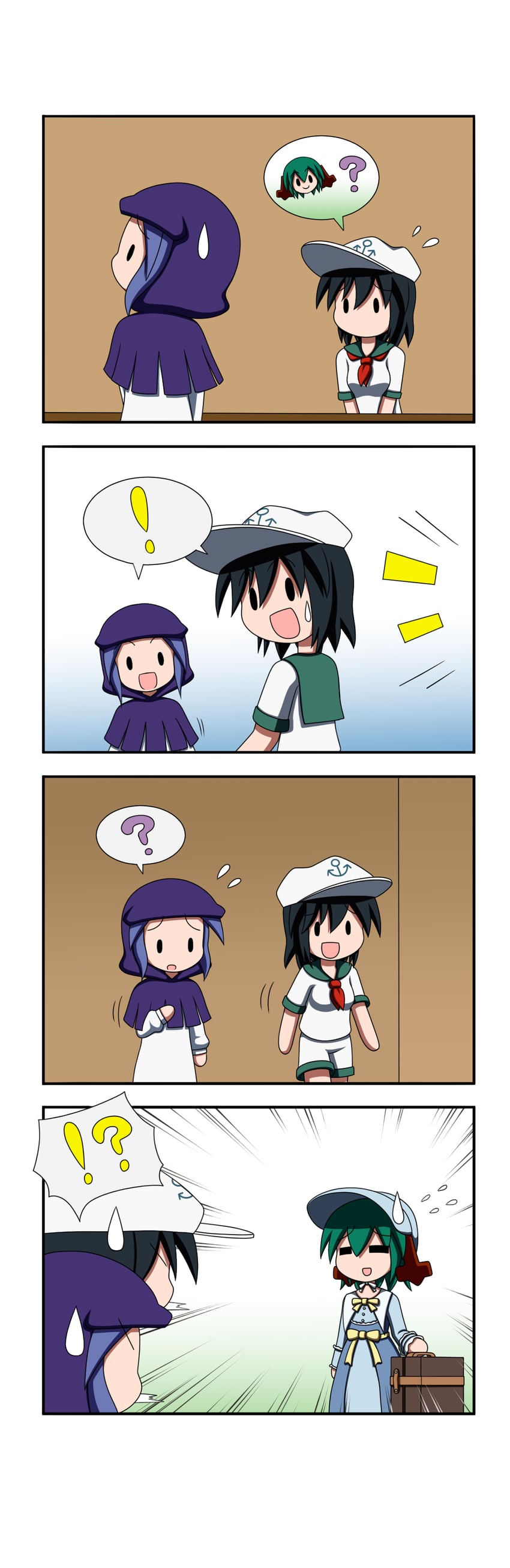 murasa minamitsu, kumoi ichirin, and kasodani kyouko (touhou) drawn by rakugaki-biyori