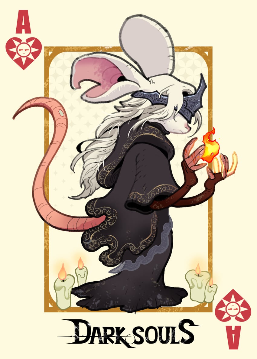 fire keeper (dark souls and 1 more) drawn by caicai_(pixiv_19839901)