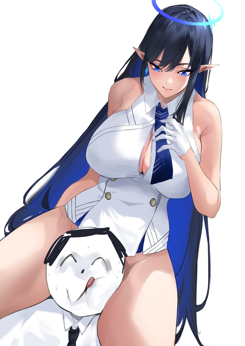 sensei, doodle sensei, and rin (blue archive) drawn by yujieai