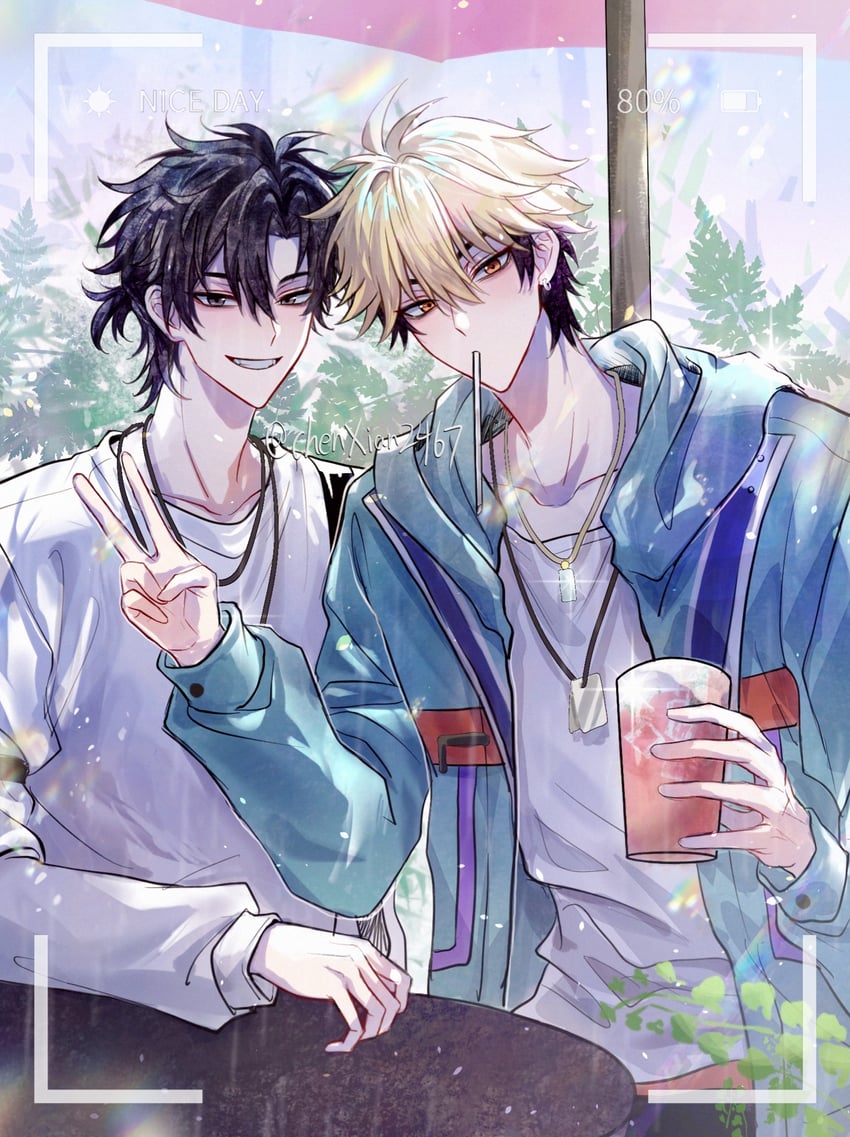 cheng xiaoshi and xia fei (shiguang dailiren) drawn by yuxianchen