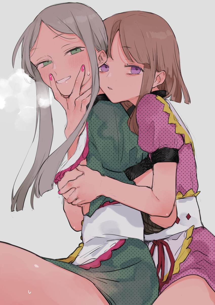 nishida satono and teireida mai (touhou) drawn by risui_(suzu_rks)