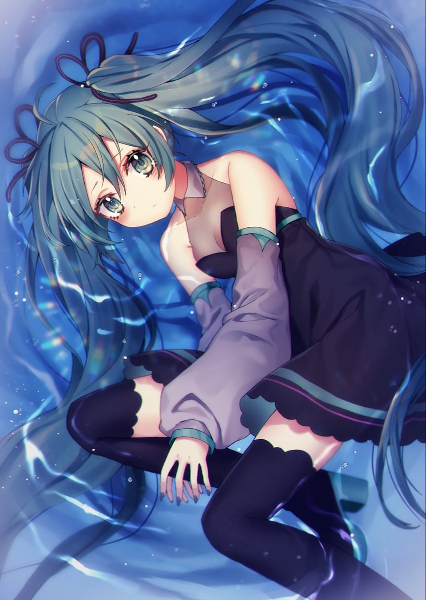hatsune miku (vocaloid) drawn by kyouda_suzuka