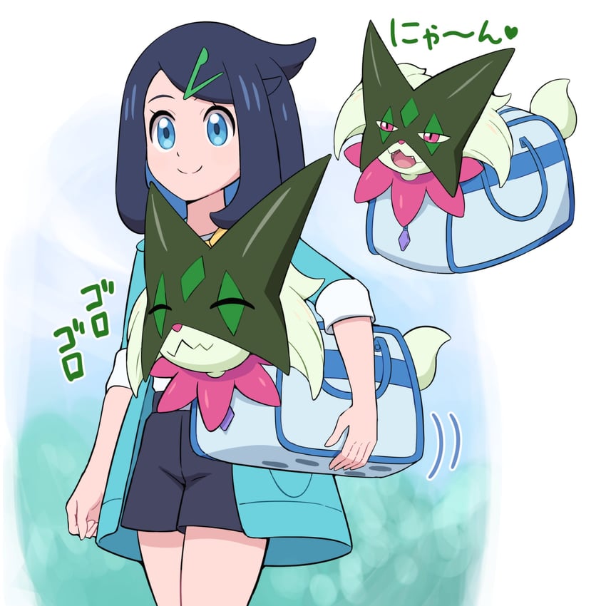 liko and meowscarada (pokemon and 1 more) drawn by pokemoa