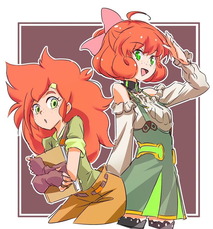 penny polendina and skout (rwby and 2 more) drawn by iesupa