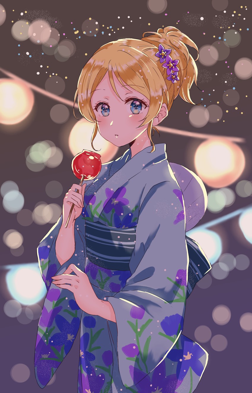 ayase eli (love live! and 1 more) drawn by kaisou_(0731waka)