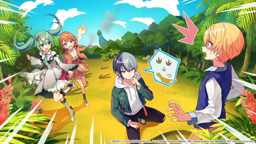 hatsune miku, tenma tsukasa, aoyagi touya, hanasato minori, and more more jump! miku (vocaloid and 1 more) drawn by 4_(nakajima4423)