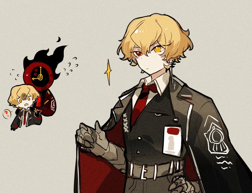sinclair and dante (project moon and 1 more) drawn by aislan