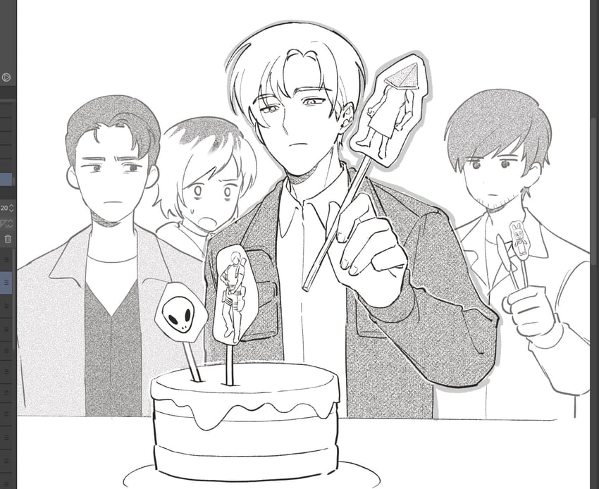 leon s. kennedy, pyramid head, heather mason, james sunderland, henry townshend, and 2 more (resident evil and 6 more) drawn by haejeo1008