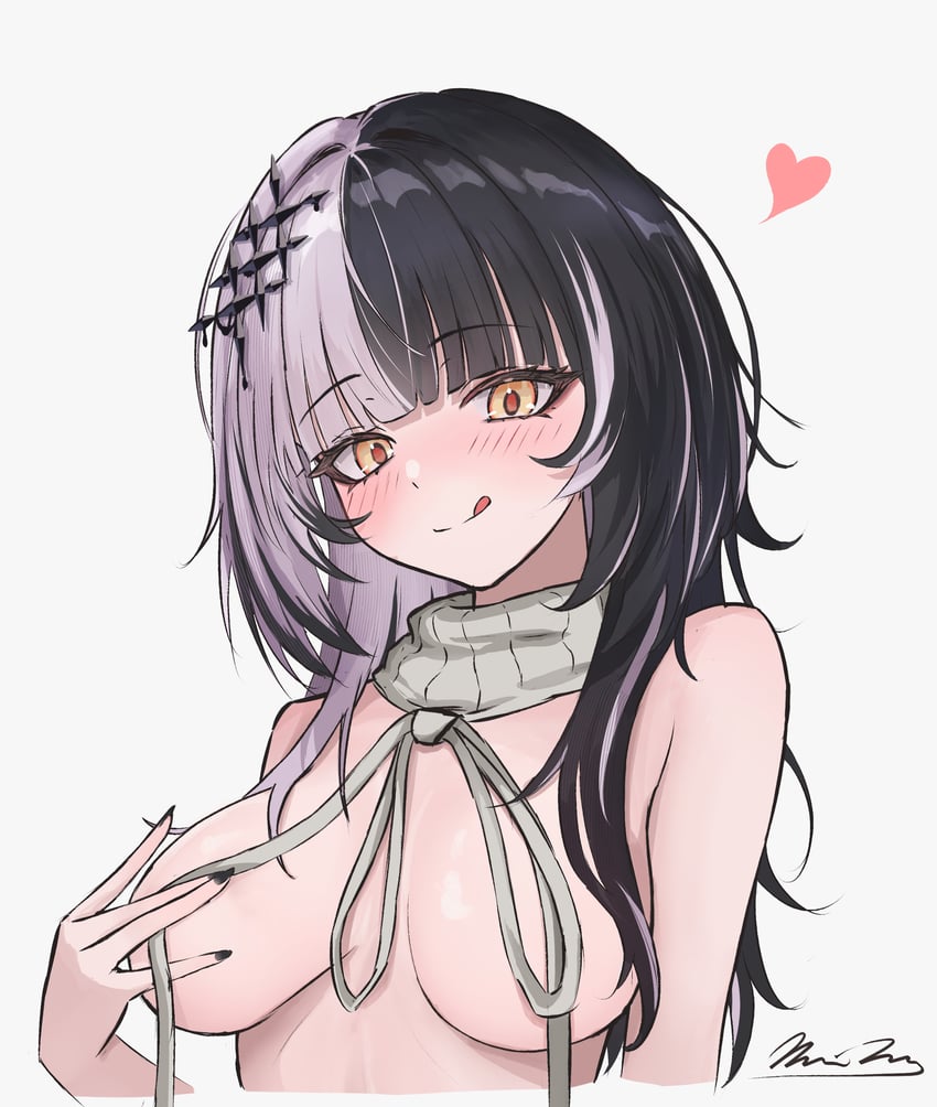 shiori novella (hololive and 1 more) drawn by iuuu_ru