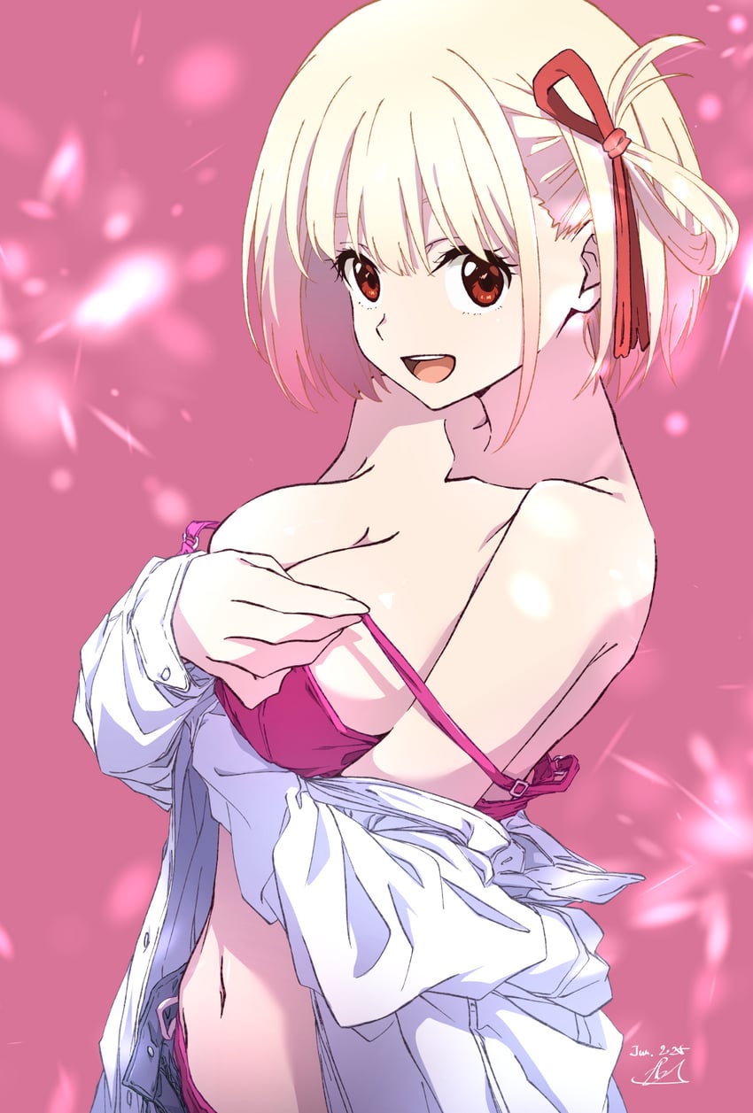 nishikigi chisato (lycoris recoil) drawn by nii_manabu