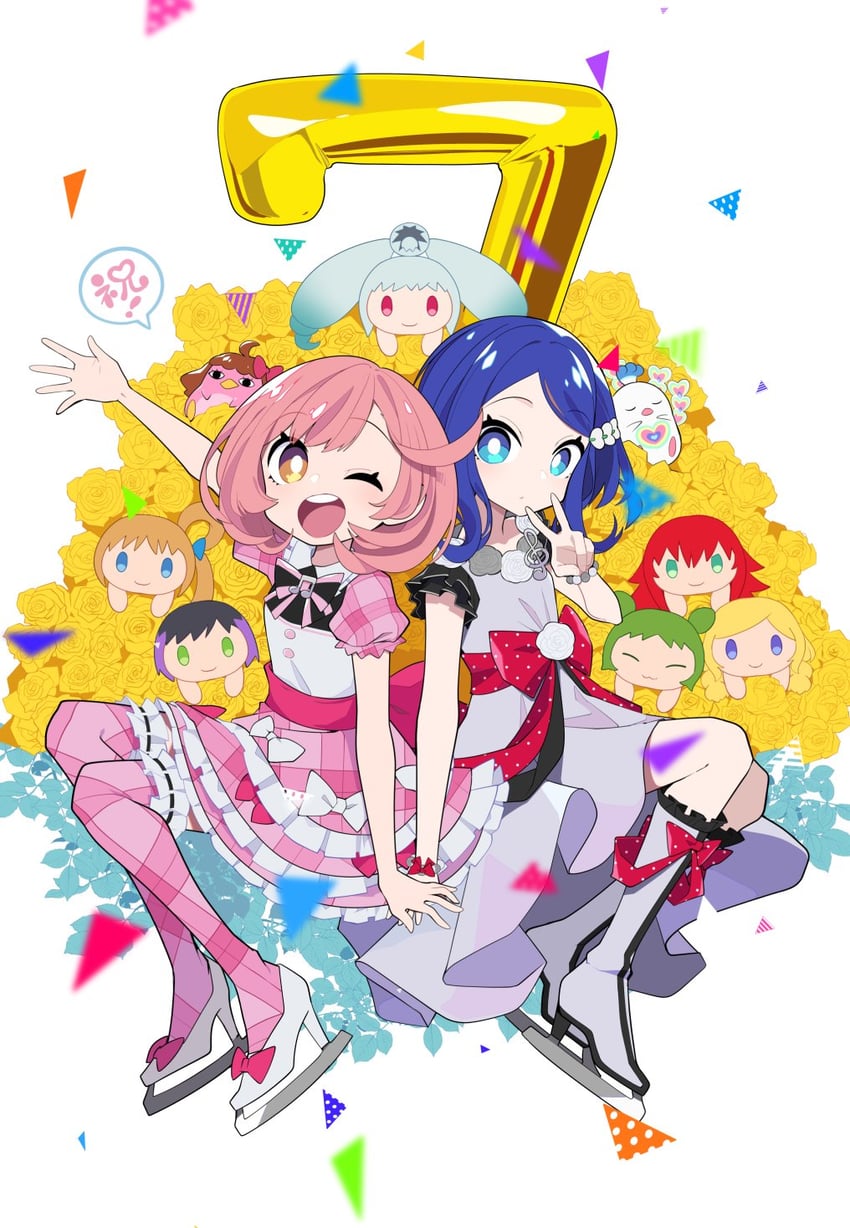 ayase naru, renjouji beru, rinne, morizono wakana, fukuhara ann, and 4 more (pretty series and 2 more) drawn by mzh