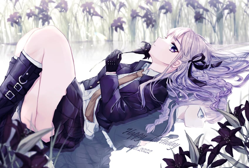 kirigiri kyoko (danganronpa and 2 more) drawn by yukiusagi_(yukiusa)