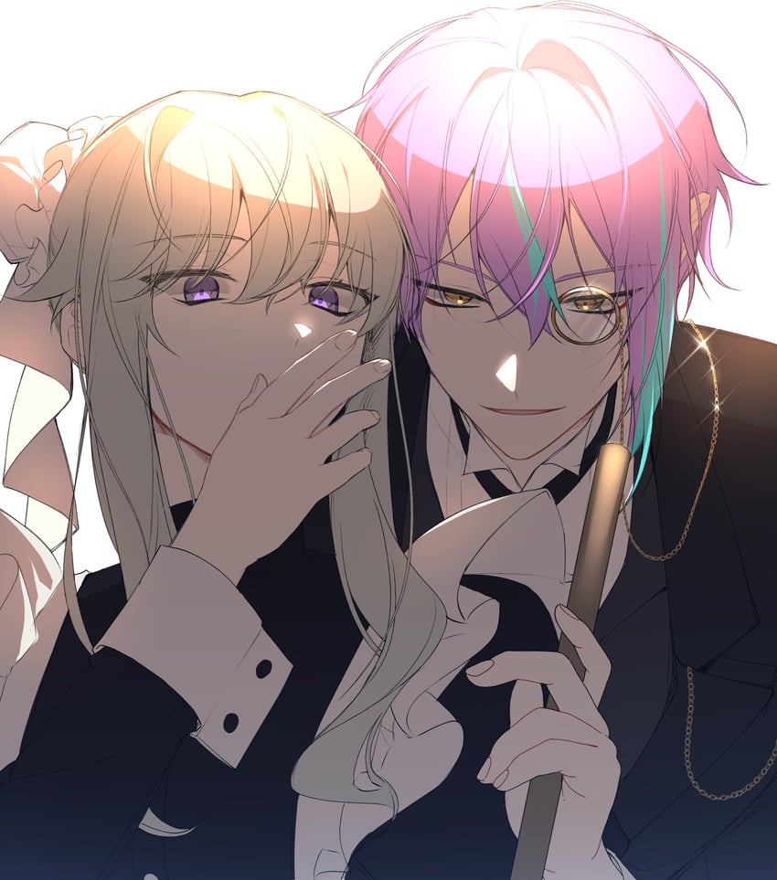 kusanagi nene and kamishiro rui (project sekai) drawn by hr_rinn
