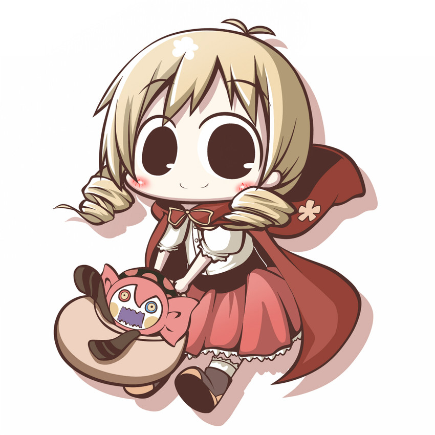 tomoe mami and charlotte (mahou shoujo madoka magica) drawn by aoblue