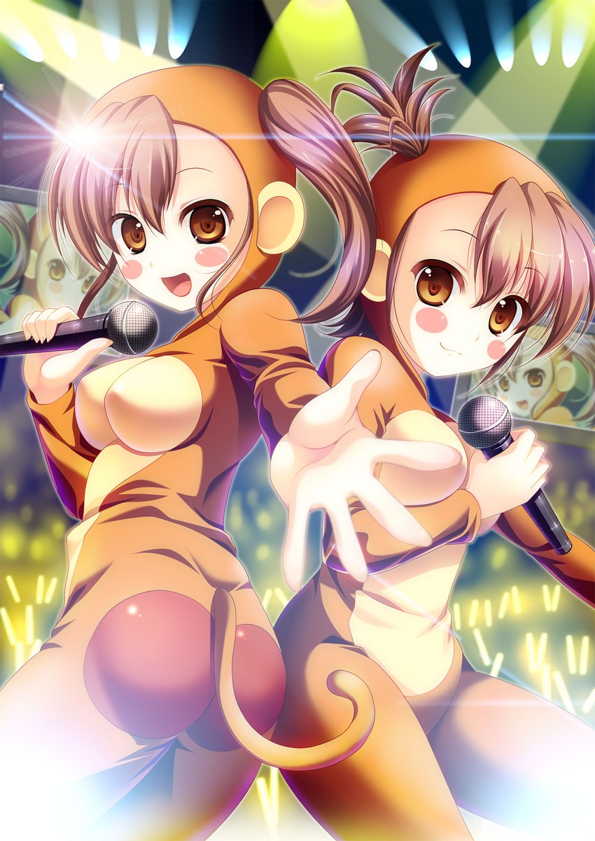 futami mami and futami ami (idolmaster and 1 more) drawn by matsunami_rumi