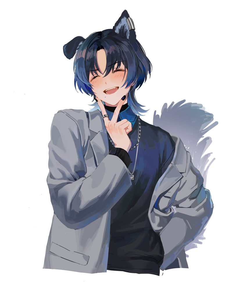 hiodoshi ao (hololive and 1 more) drawn by ktea