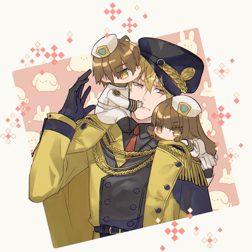 gilgamesh and kishinami hakuno (fate and 2 more) drawn by tokikane_mikan