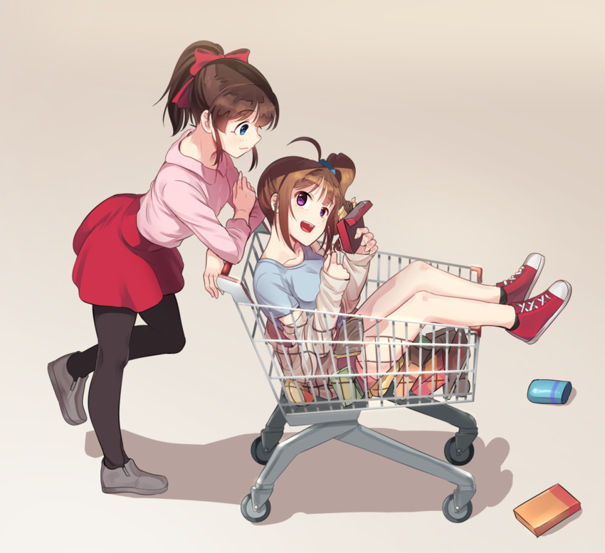yokoyama nao and satake minako (idolmaster and 1 more) drawn by kamille_(vcx68)