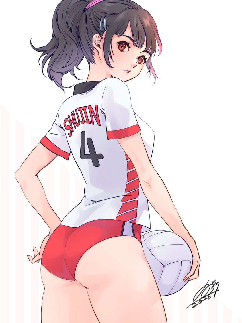 suzui shiho (persona and 1 more) drawn by qoo1234