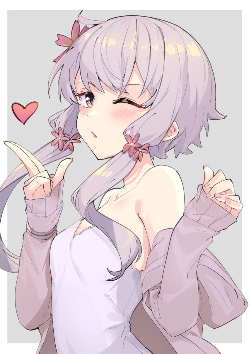 yuzuki yukari (vocaloid and 1 more) drawn by zooanime