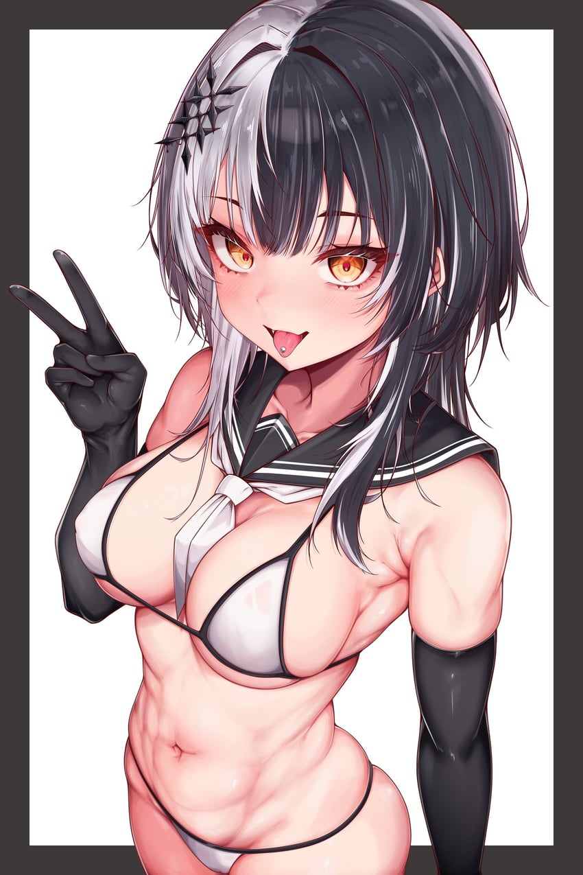 shiori novella (hololive and 1 more) drawn by amaki_daisuke