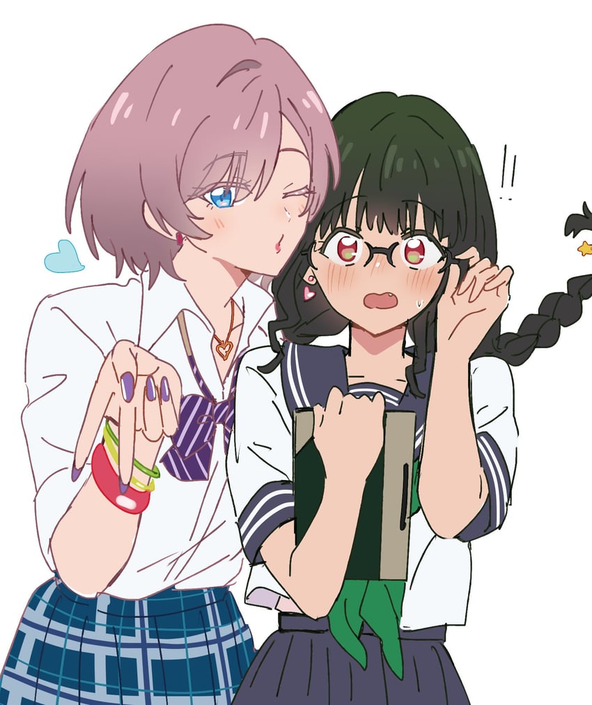 mujina and anosillus ii (gridman universe and 1 more) drawn by nikonishi
